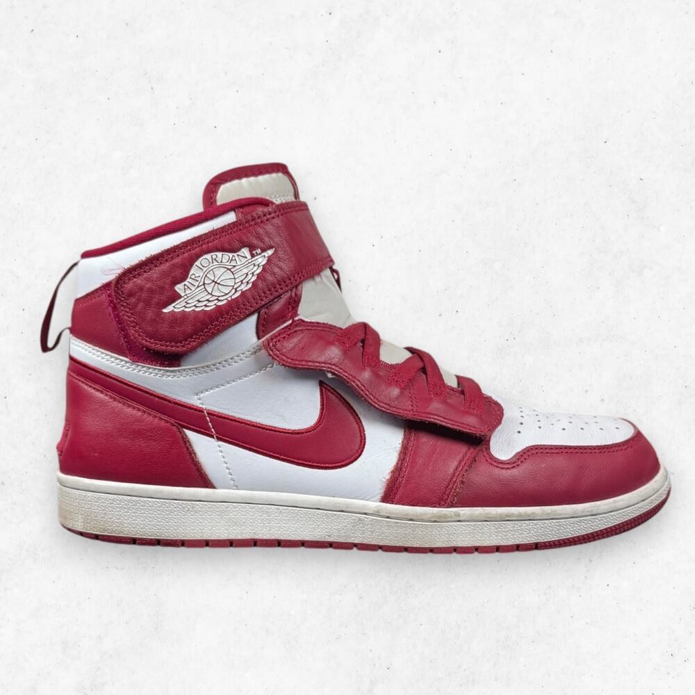 Nike Air Jordan 1 High FlyEase Cardinal Red White Men's 11 CQ3835-601 Sneakers